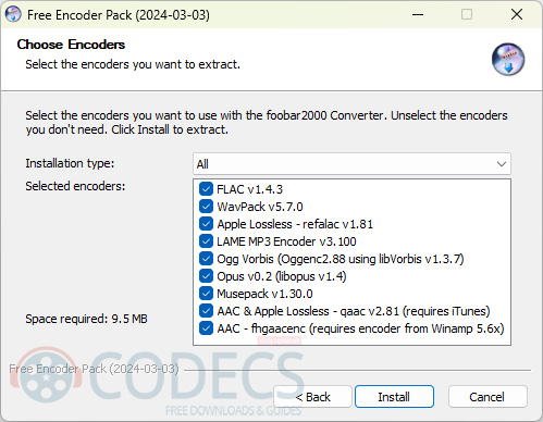 foobar2000 Free Encoder Pack 2024-04-23 screenshot