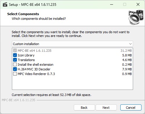 MPC-BE 1.7.0.24 screenshot